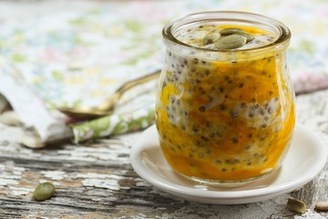 Mango Chia seed pudding