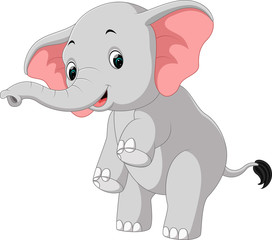 Fototapeta premium elephant cartoon