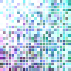 Light colorful square mosaic vector background