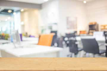 Businessmen blur in the workplace.