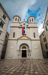 St. Nicholas church in Kotor old town, Montenegro