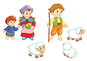 personaggi presepe, pastori