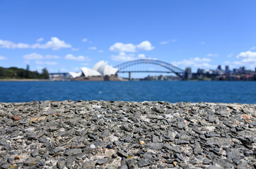 Background of Sydney  skyline
