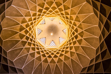 Der Iran - Yazd  Dowlat Abad Garten 