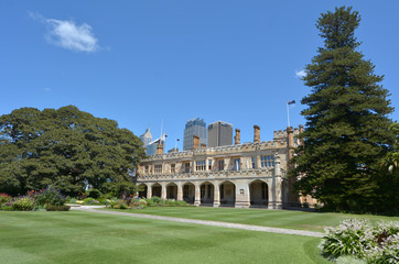 The Government House in Sydney Australia