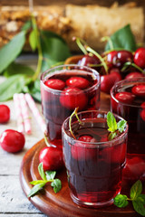 Fresh cherry juice