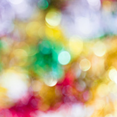 Fototapeta premium Abstract christmas background, light blur creating nice bokeh