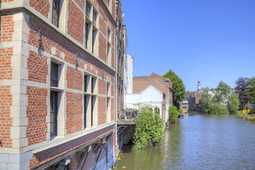 Fototapeta na wymiar City of Ghent. Urban landscape