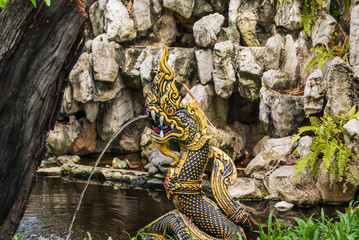 King Of Nagas Thai Temple Religion
