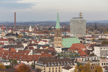 Fototapeta premium bielefeld germany cityscape