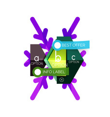 Christmas infographic business templates