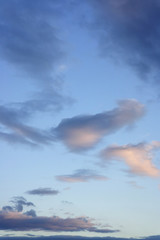 Obraz premium Beautiful evening sky