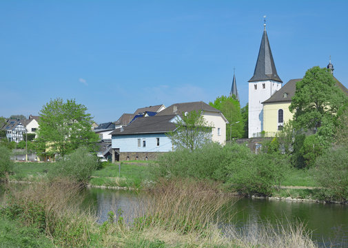 Erholungsort Rosbach an der Sieg nahe Windeck,Rhein-Sieg-Kreis,NRW,Deutschland