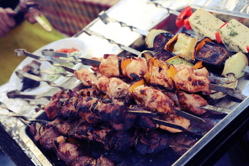 Grilled meat