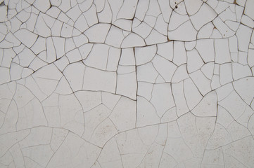 flaw painted white wall
