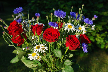 Summer flowers bouquet
