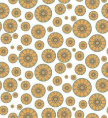 Textile, fabric and wallpaper seamless patterns. Pastel color.