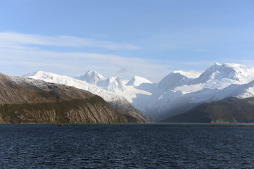  Fjord Pia the archipelago of Tierra del Fuego.