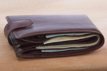 wallet with money