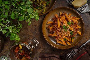 Pasta arrabiata delicious