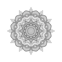 Fototapeta premium Vector Beautiful Deco Mandala, Patterned Design Element, Ethnic