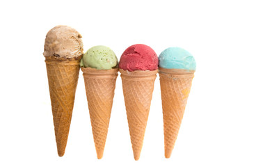 ice cream isolated
