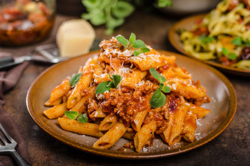 Pasta arrabiata delicious
