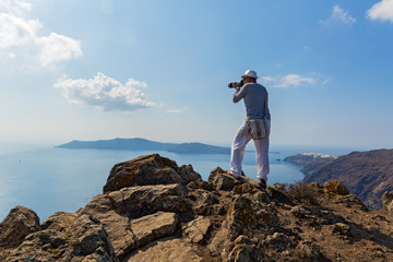 Fototapeta premium Photographer traveler