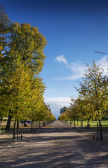 kaivopuisto city park in helsinki finland on sunny day
