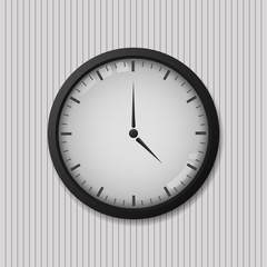 The clock on the wall.Vector. Vector illustration