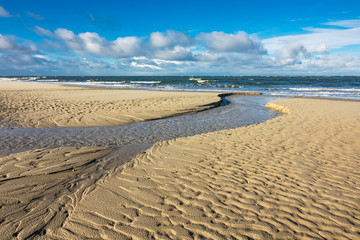 Strand an der Nordseeküste auf der Insel Amrum