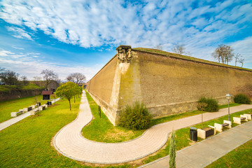 Medieval fortress and historical site in Alba Iulia, Transylvania, Romania.
