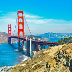 Fotobehang Golden Gate, San Francisco, Californië, VS. © Luciano Mortula-LGM
