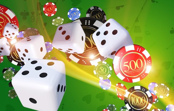 Casino Games Illustration