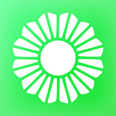 Vector Decorative Mandala Symbol Ornamental Logo Illustration