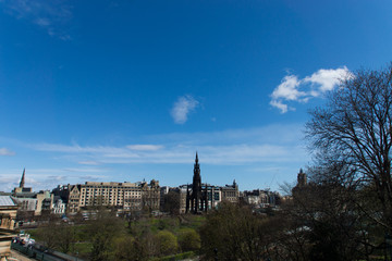 View from Calton Hill, Edinburgh, Scotland, UK.

