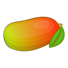 Mango icon. Cartoon illustration of mango vector icon for web