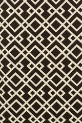 Black and white fabric in a geometric pattern