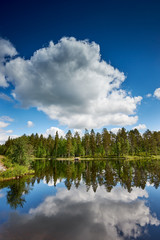 Fototapeta na wymiar Beautiful Finnish landscape