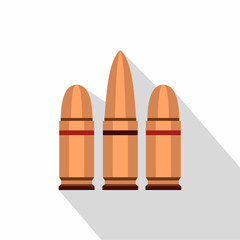 Cartridges icon. Flat illustration of cartridges vector icon for web
