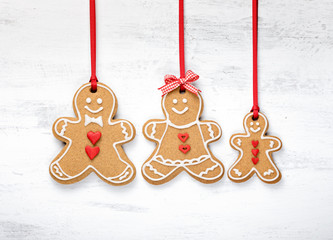 Family of Gingerbread Cookies