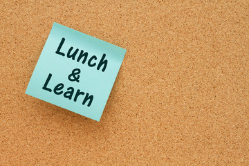 Lunch and learn notice