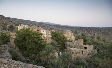 Fototapeta na wymiar Misfat al Abereen in Nizwa, Oman