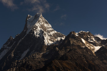 Machhappuchchhre fishtail mountain Nepal