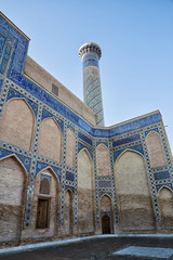 Obraz premium Minaret of the complex Gur-Emir