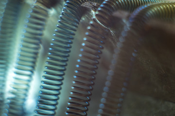 Colored spring mechanisms