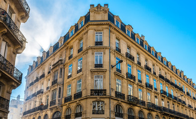 Façades à Bordeaux, Gironde, Aquitaine, Nouvelle-Aquitaine, France