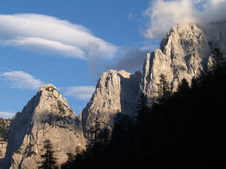 Fototapeta premium Prisojnik Mountain Peak, Slovenia