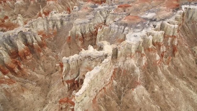 Rock Formation Canyon Aerial 10 Hoodoos