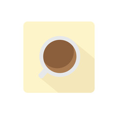 coffee icon flat design vector